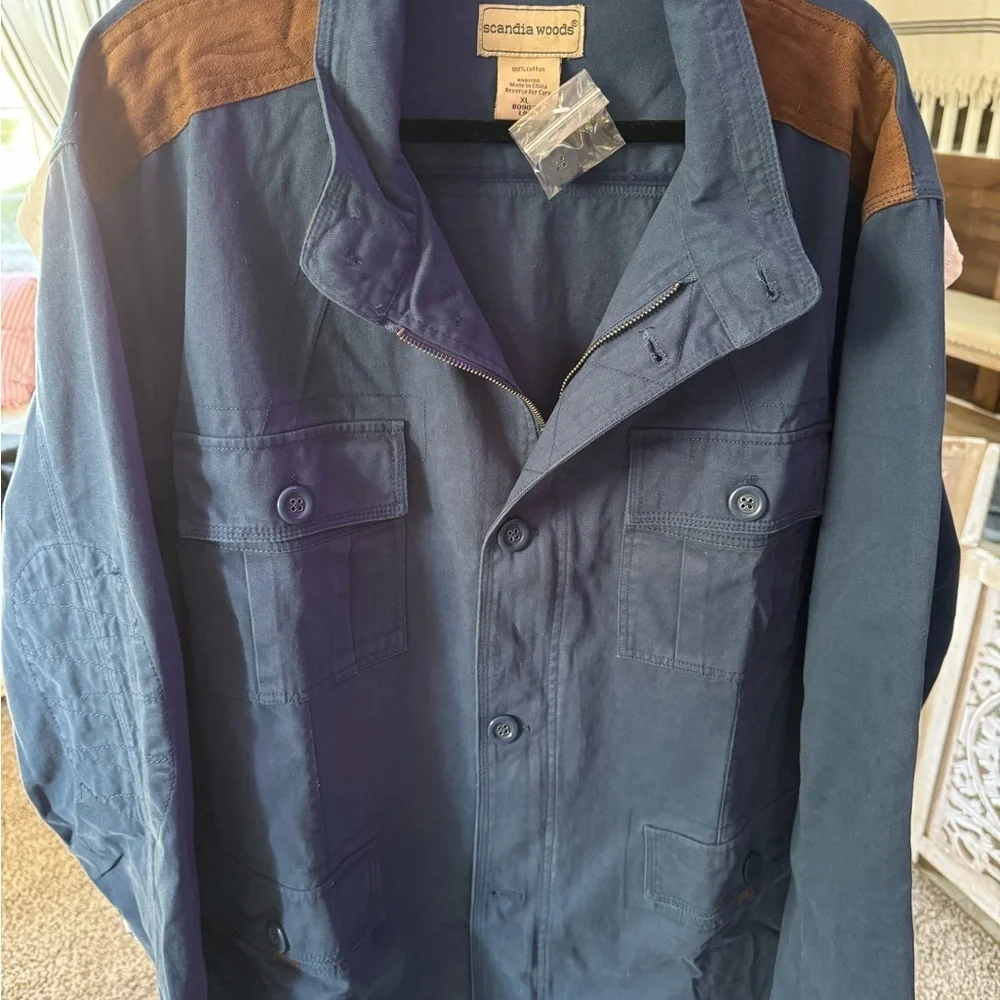 Scandia Woods jacket corduroy accent nwot size xl - Picture 2 of 6